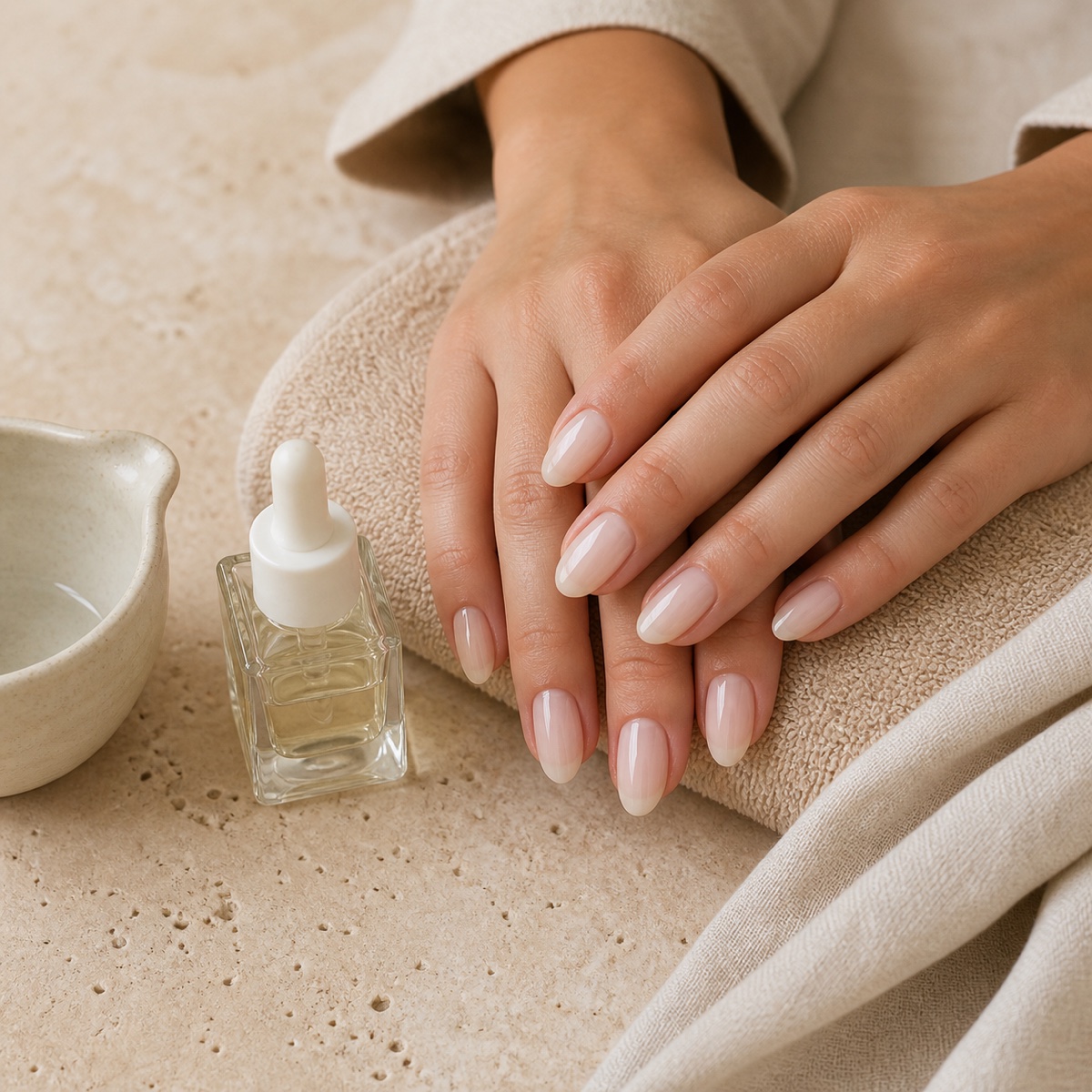 Luxury nail care detail