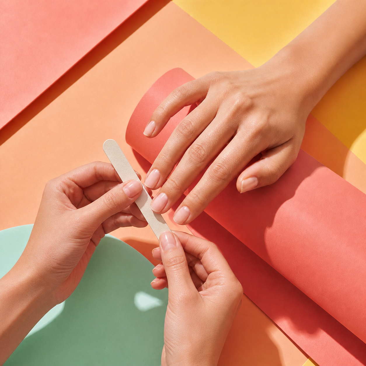 Manicure at The Nailounge Chiswick